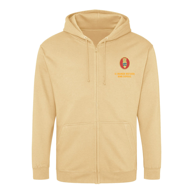 33 Engineers Bomb Disposal Zipped Hoodie