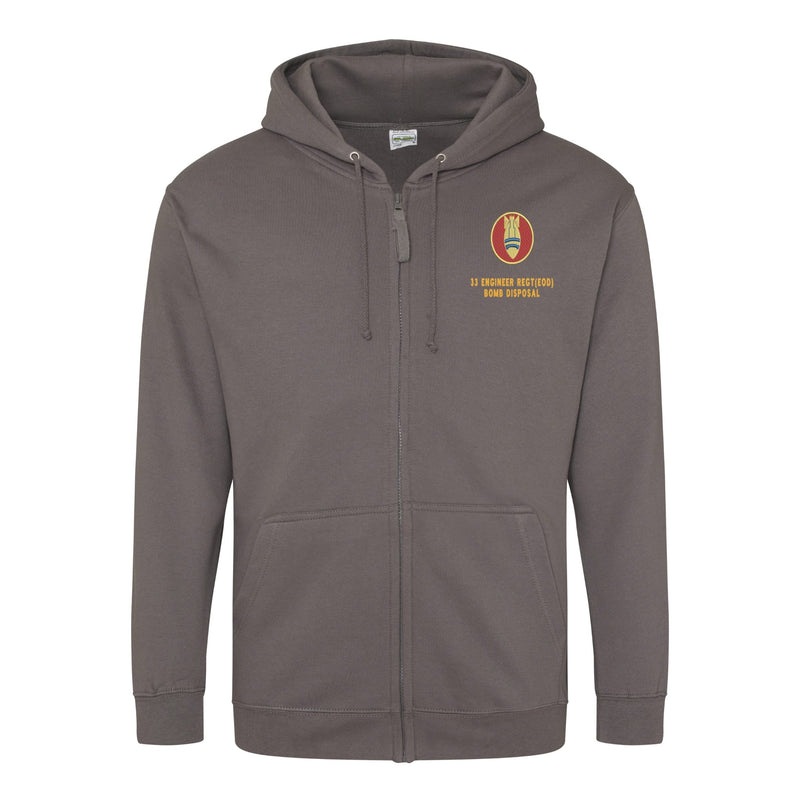 33 Engineers Bomb Disposal Zipped Hoodie