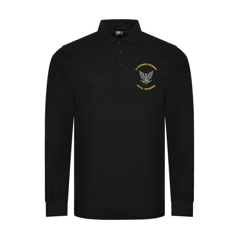39 Engineer Regiment Long Sleeve Polo Shirt