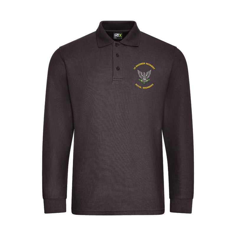 39 Engineer Regiment Long Sleeve Polo Shirt