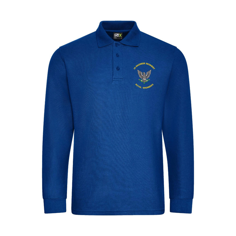 39 Engineer Regiment Long Sleeve Polo Shirt