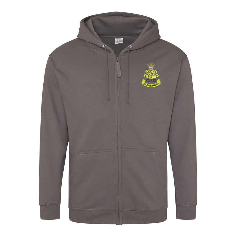 39th Regiment Royal Artillery Zipped Hoodie
