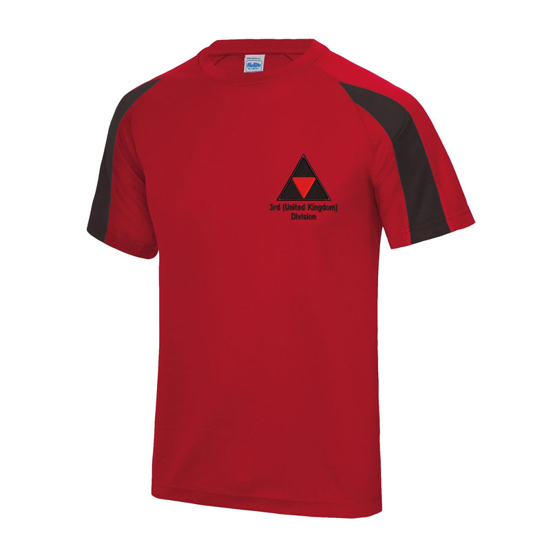 3rd (United Kingdom) Division Contrast Polyester T-Shirt