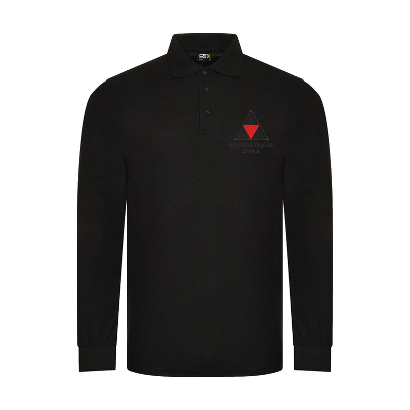 3rd (United Kingdom) Division Long Sleeve Polo Shirt