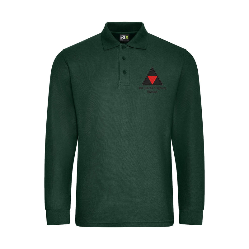 3rd (United Kingdom) Division Long Sleeve Polo Shirt