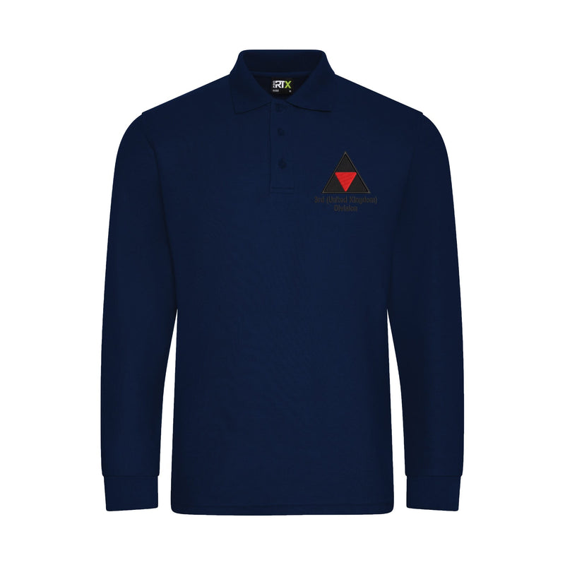 3rd (United Kingdom) Division Long Sleeve Polo Shirt