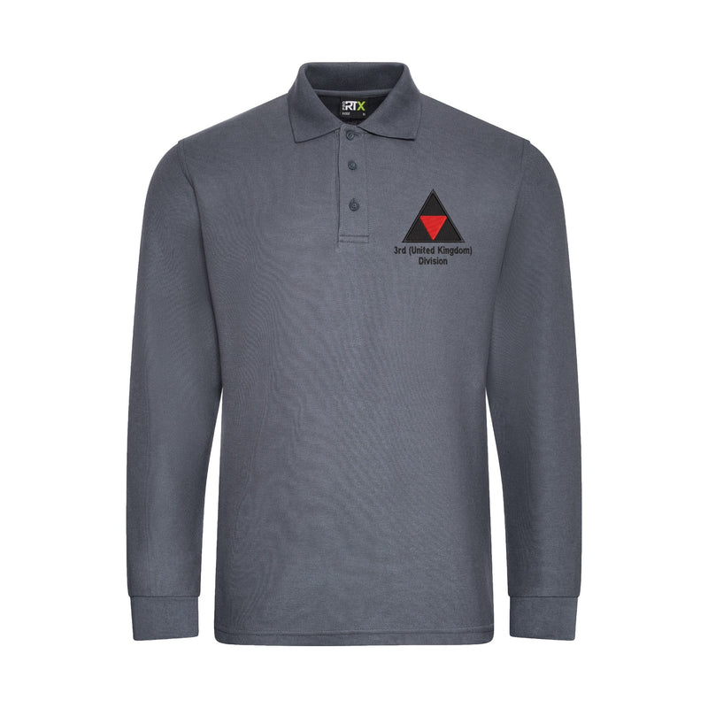 3rd (United Kingdom) Division Long Sleeve Polo Shirt
