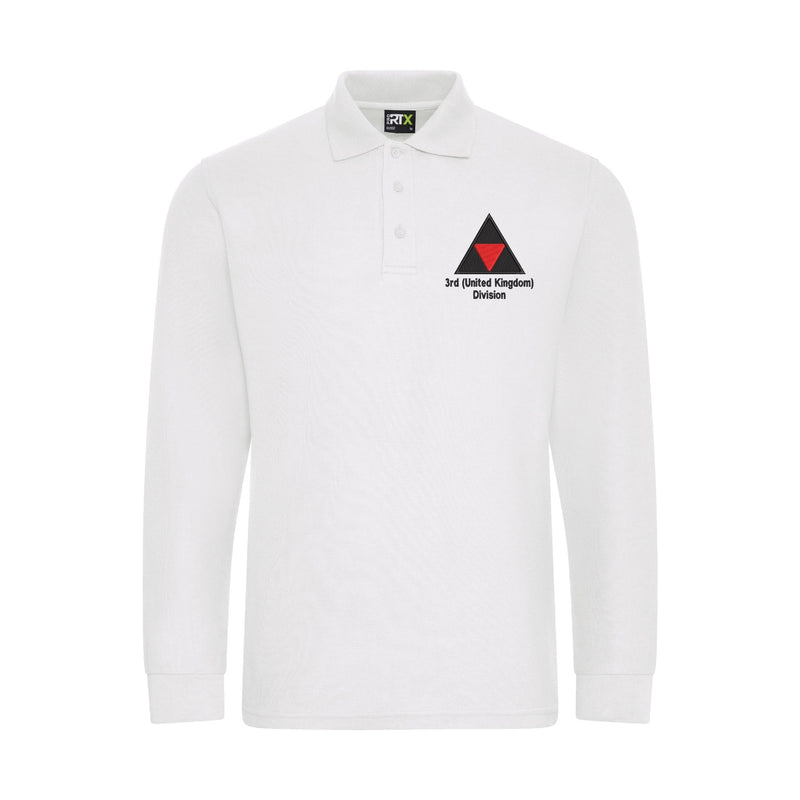 3rd (United Kingdom) Division Long Sleeve Polo Shirt