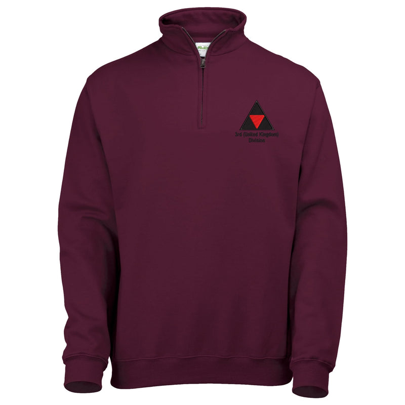3rd (United Kingdom) Division Quarter Zip Sweatshirt