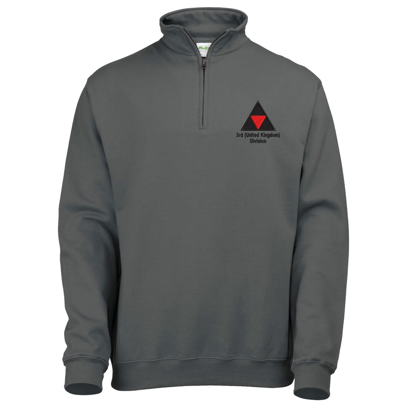 3rd (United Kingdom) Division Quarter Zip Sweatshirt