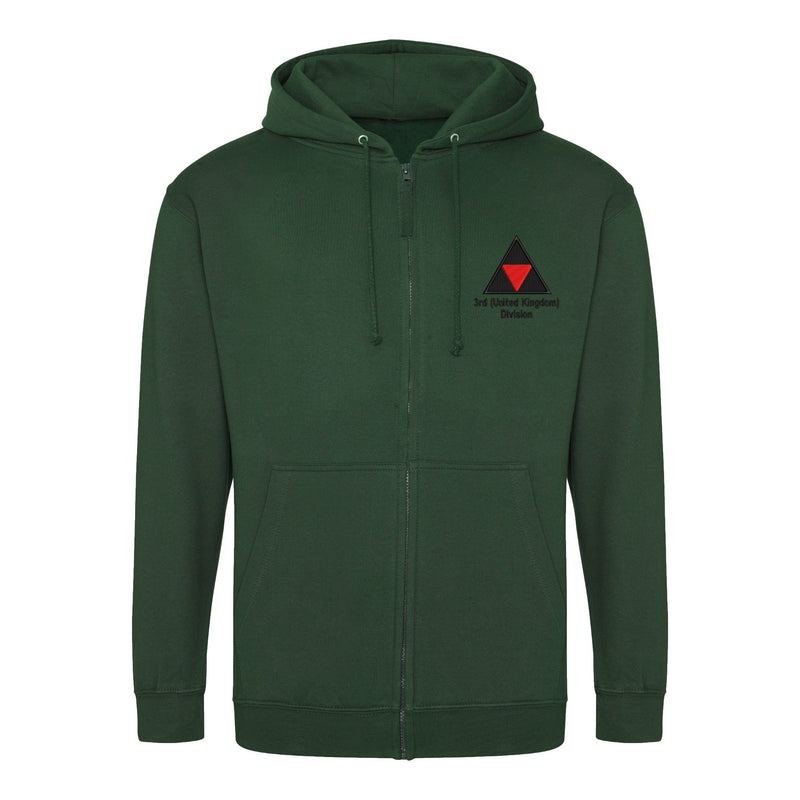 3rd (United Kingdom) Division Zipped Hoodie