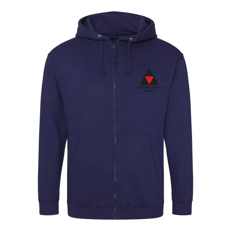 3rd (United Kingdom) Division Zipped Hoodie