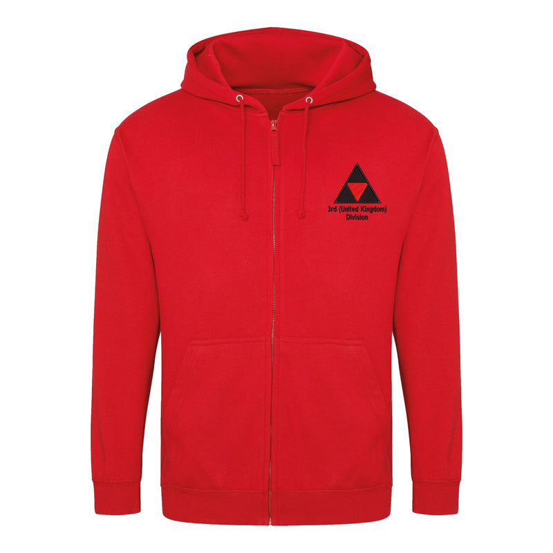 3rd (United Kingdom) Division Zipped Hoodie