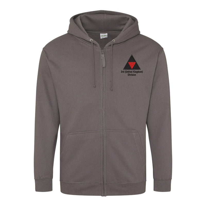3rd (United Kingdom) Division Zipped Hoodie