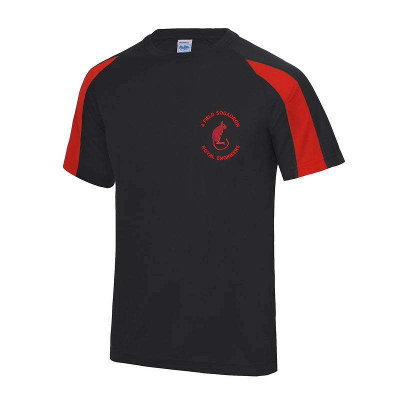 4 Field Squadron Royal Engineers Contrast Polyester T-Shirt