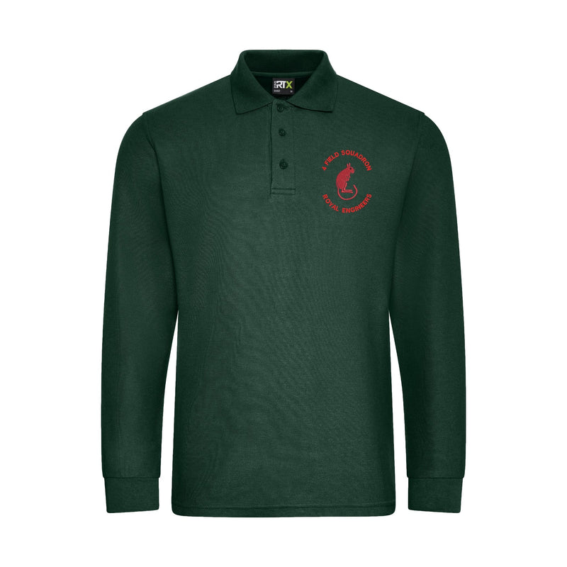 4 Field Squadron Royal Engineers Long Sleeve Polo Shirt