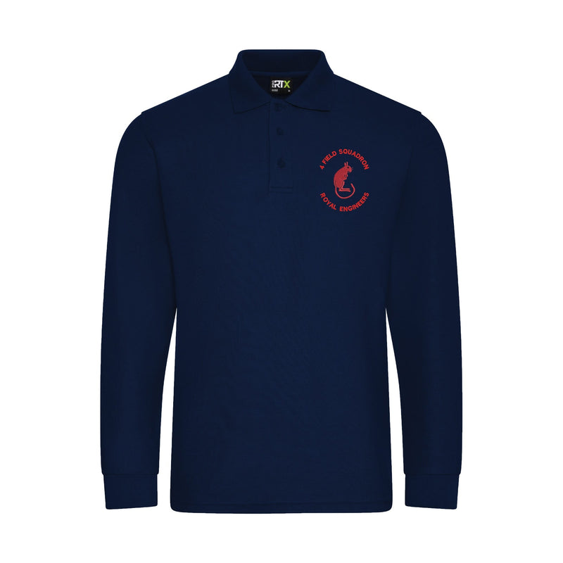 4 Field Squadron Royal Engineers Long Sleeve Polo Shirt
