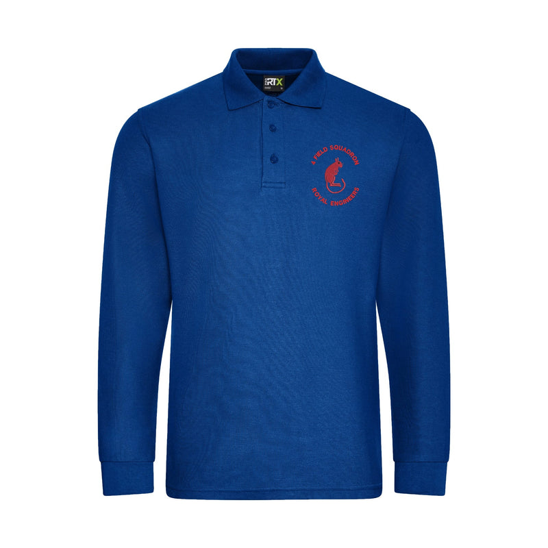 4 Field Squadron Royal Engineers Long Sleeve Polo Shirt