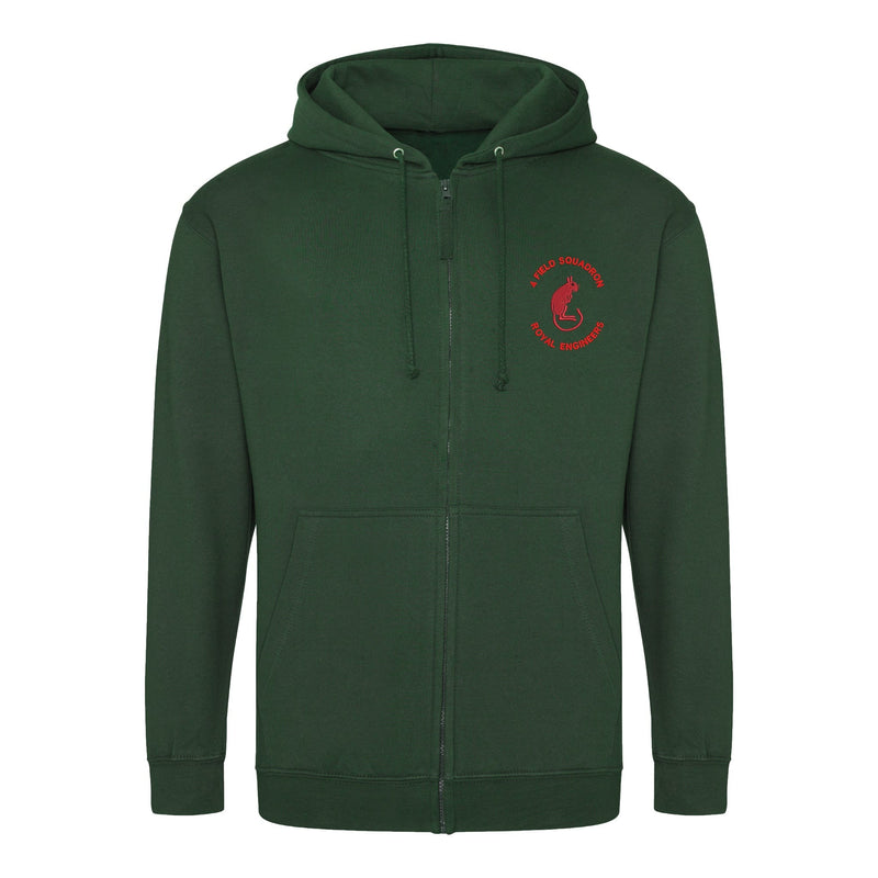 4 Field Squadron Royal Engineers Zipped Hoodie