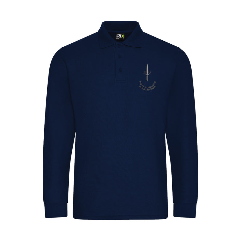 40 Commando Long Sleeve Polo Shirt