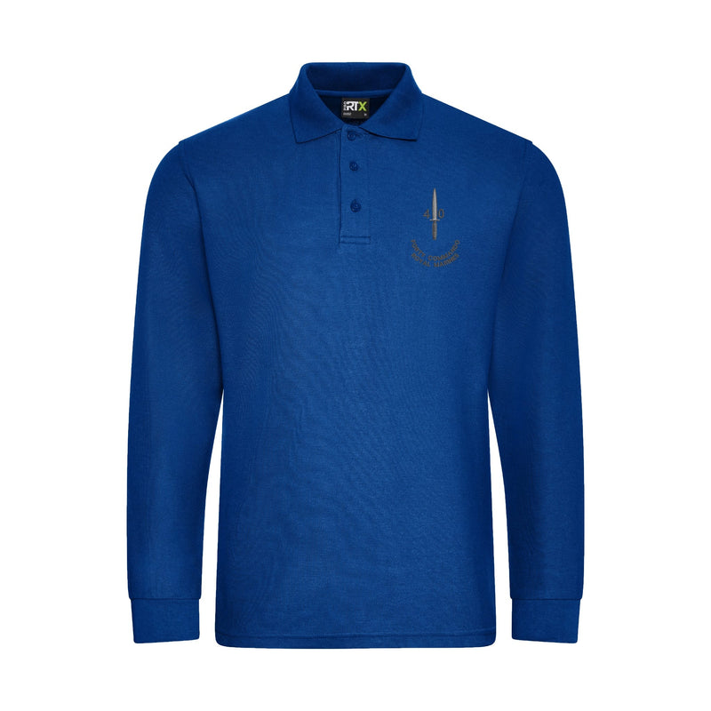 40 Commando Long Sleeve Polo Shirt