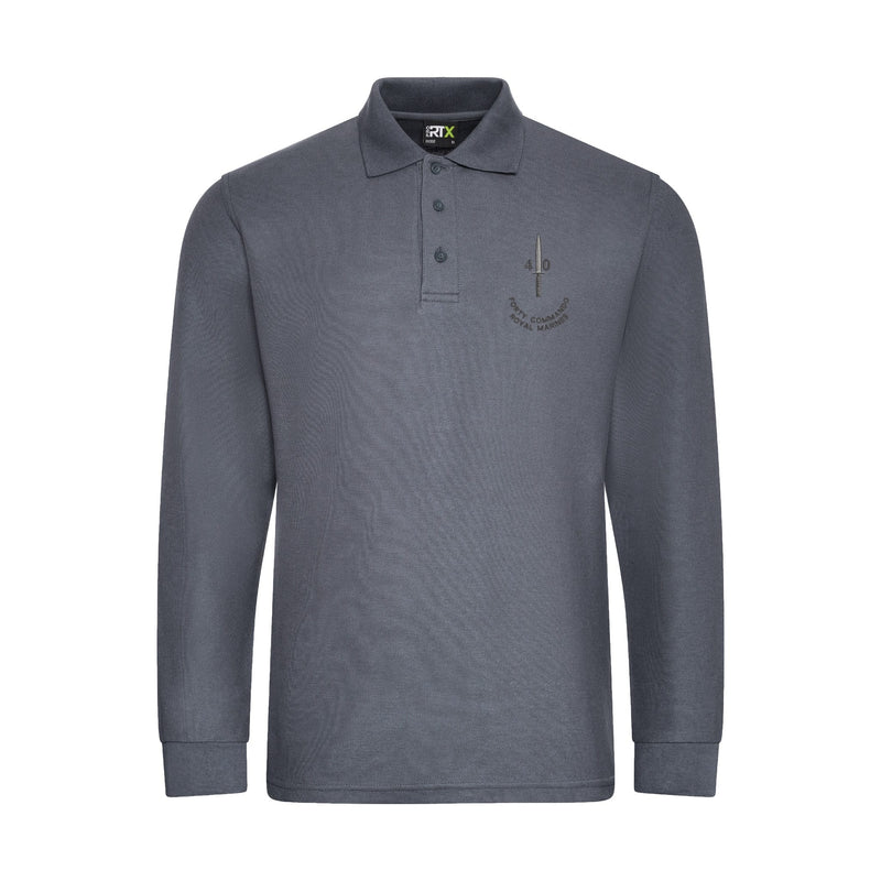 40 Commando Long Sleeve Polo Shirt