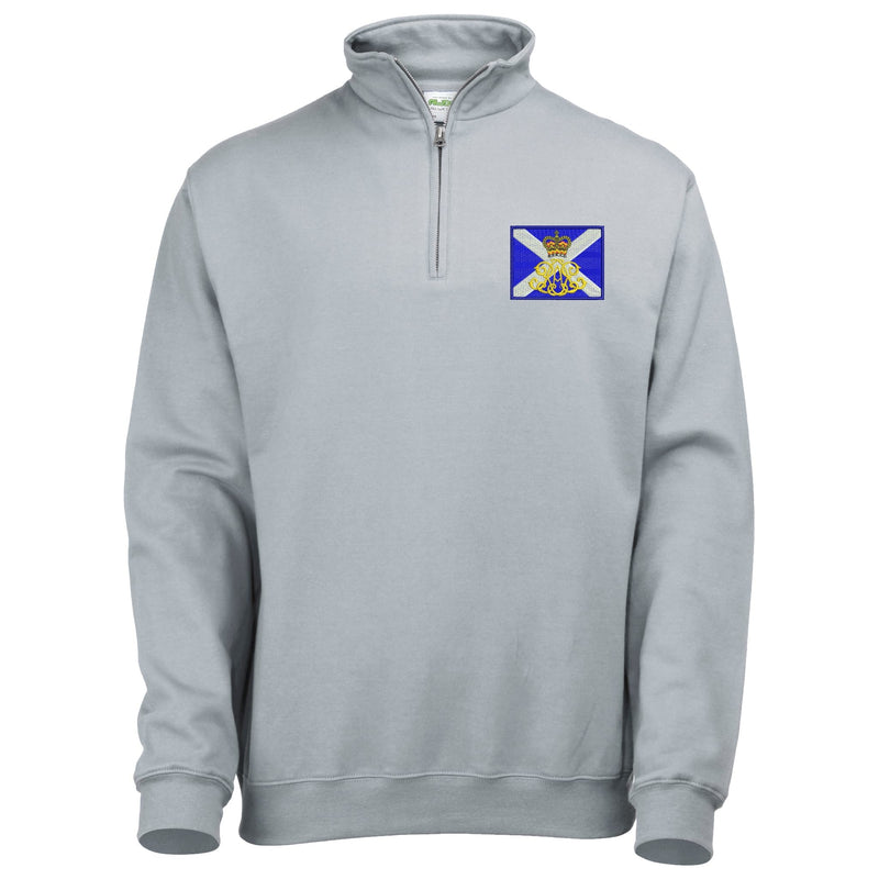 40th Regiment Royal Artillery - The Lowland Gunners Quarter Zip Sweatshirt