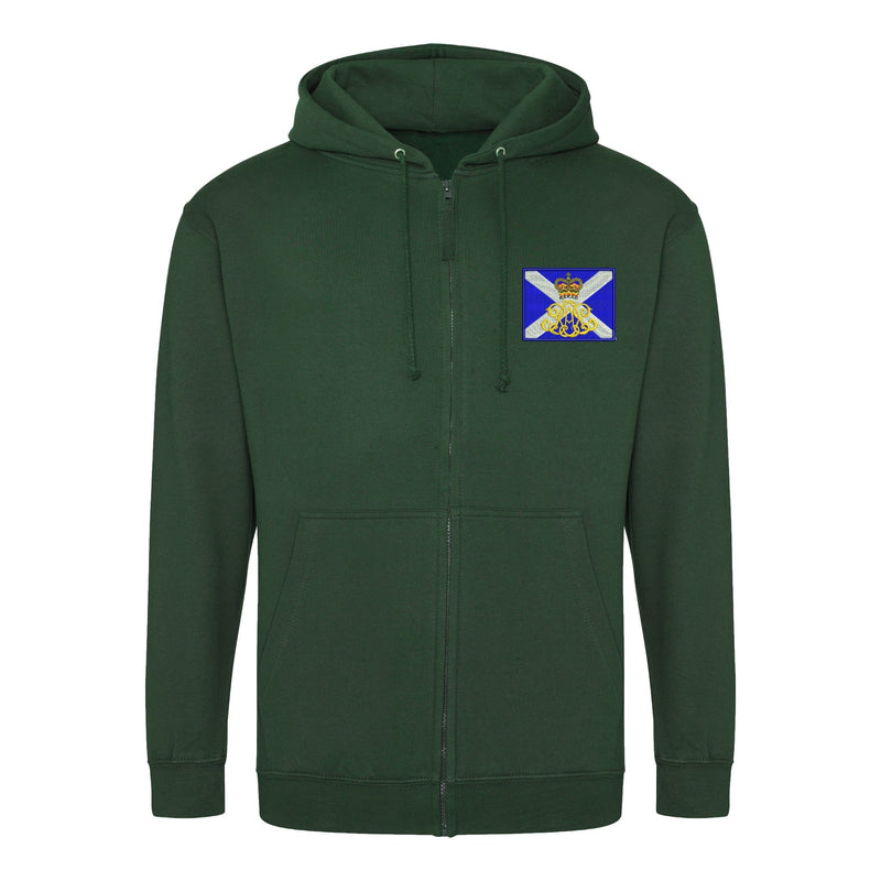 40th Regiment Royal Artillery - The Lowland Gunners Zipped Hoodie