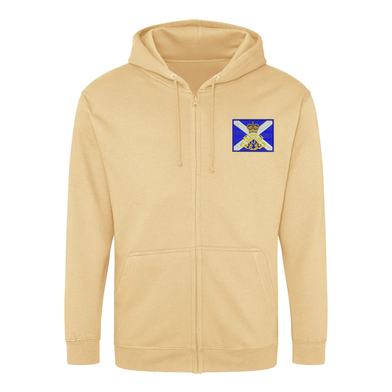40th Regiment Royal Artillery - The Lowland Gunners Zipped Hoodie