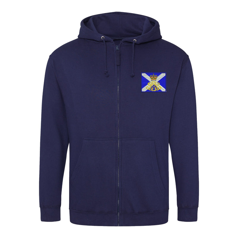 40th Regiment Royal Artillery - The Lowland Gunners Zipped Hoodie
