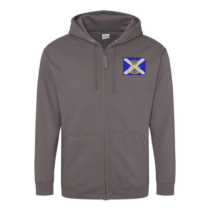 40th Regiment Royal Artillery - The Lowland Gunners Zipped Hoodie