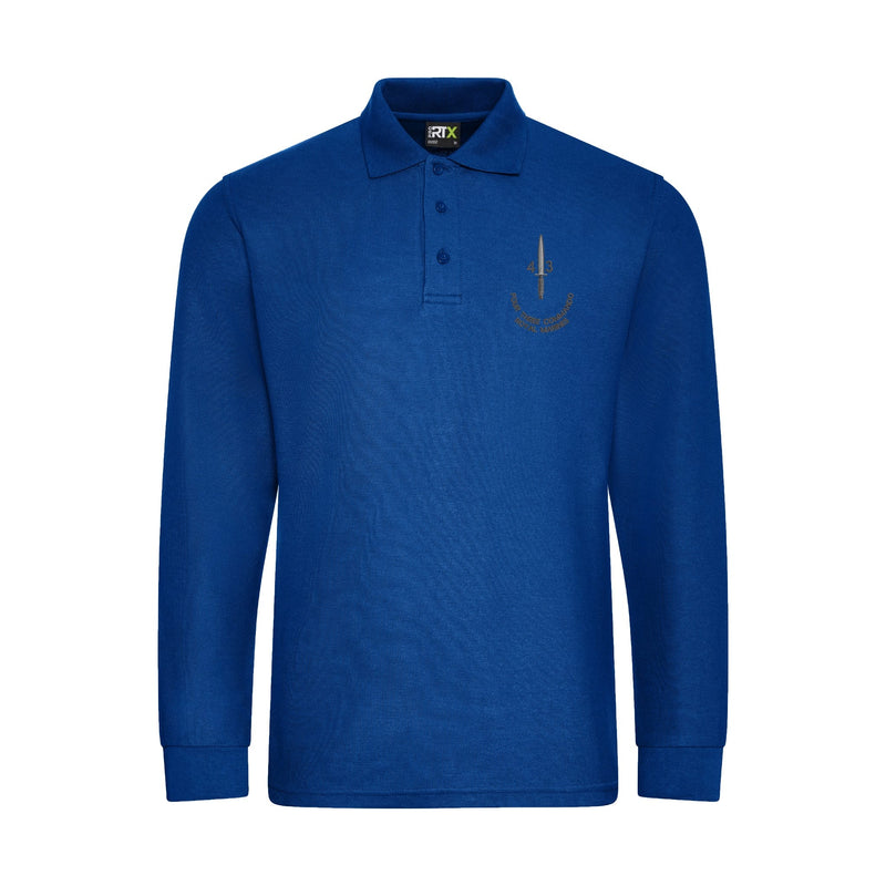 43 Commando Long Sleeve Polo Shirt