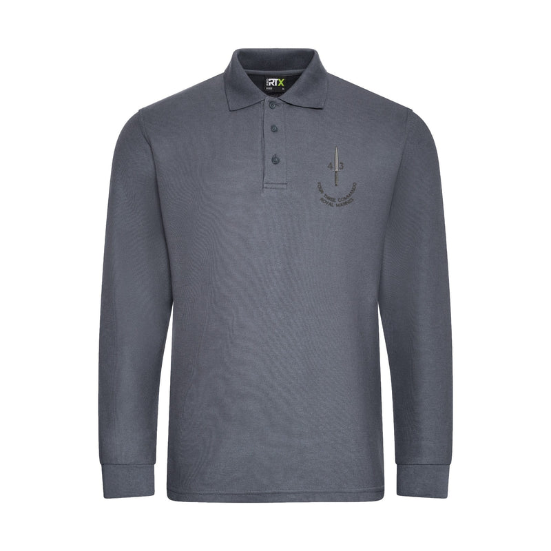 43 Commando Long Sleeve Polo Shirt