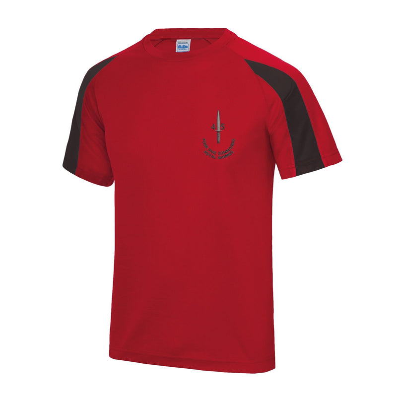 45 Commando Contrast Polyester T-Shirt