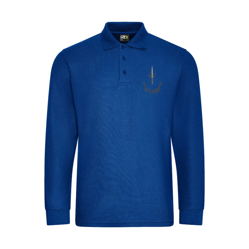 45 Commando Long Sleeve Polo Shirt