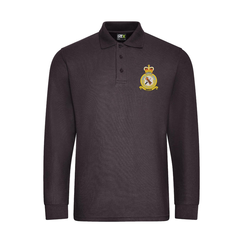 48 Squadron RAF Regiment Long Sleeve Polo Shirt