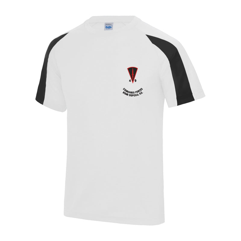 49 Bomb Disposal Contrast Polyester T-Shirt