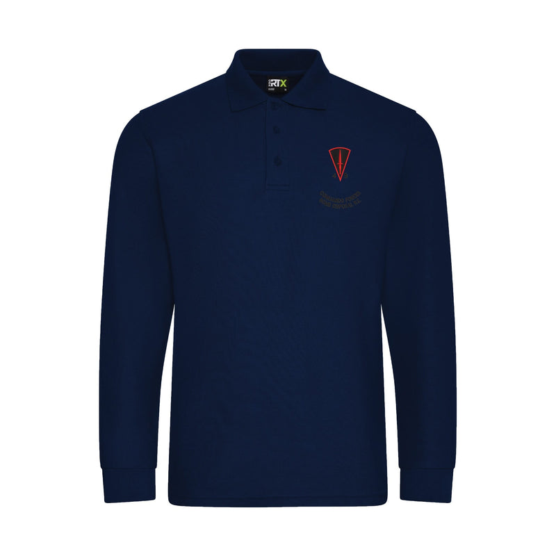 49 Bomb Disposal Long Sleeve Polo Shirt