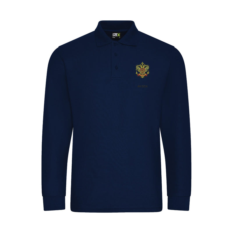 49 (Inkerman) Battery Royal Artillery Long Sleeve Polo Shirt