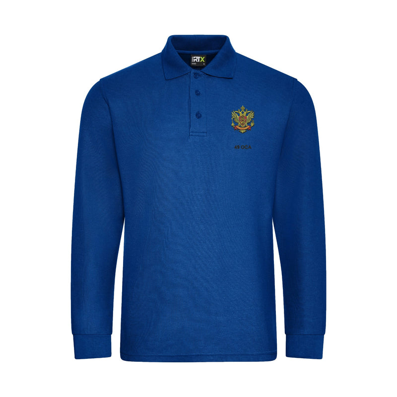 49 (Inkerman) Battery Royal Artillery Long Sleeve Polo Shirt