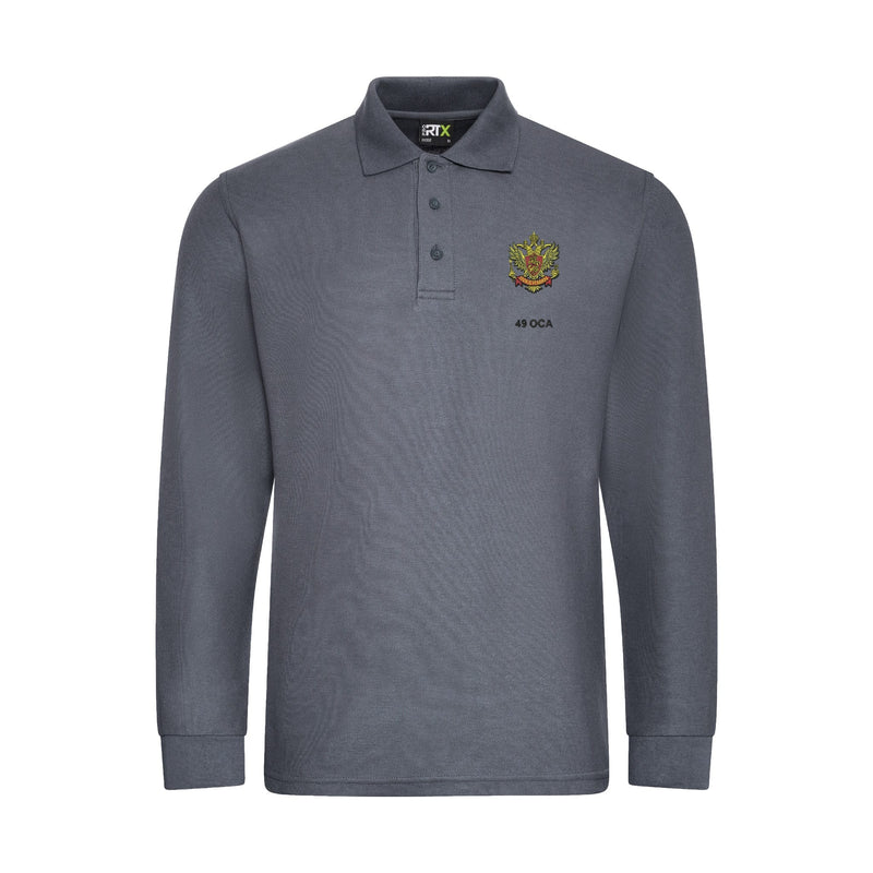 49 (Inkerman) Battery Royal Artillery Long Sleeve Polo Shirt