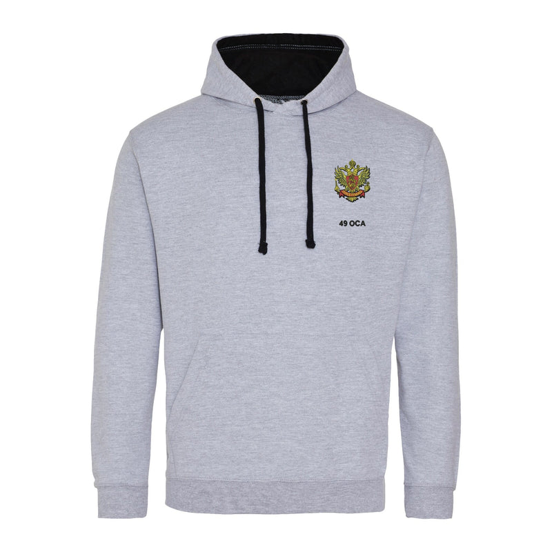 49 (Inkerman) Battery Royal Artillery Varsity Contrast Hoodie