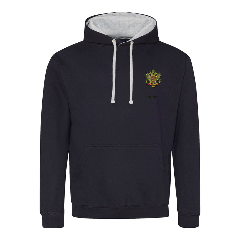 49 (Inkerman) Battery Royal Artillery Varsity Contrast Hoodie