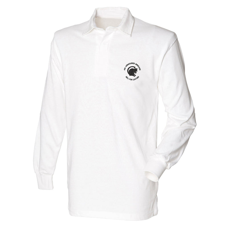 4th Armoured Brigade Front Row Long Sleeve Rugby Shirt