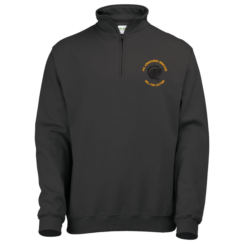 4th Armoured Brigade Quarter Zip Sweatshirt
