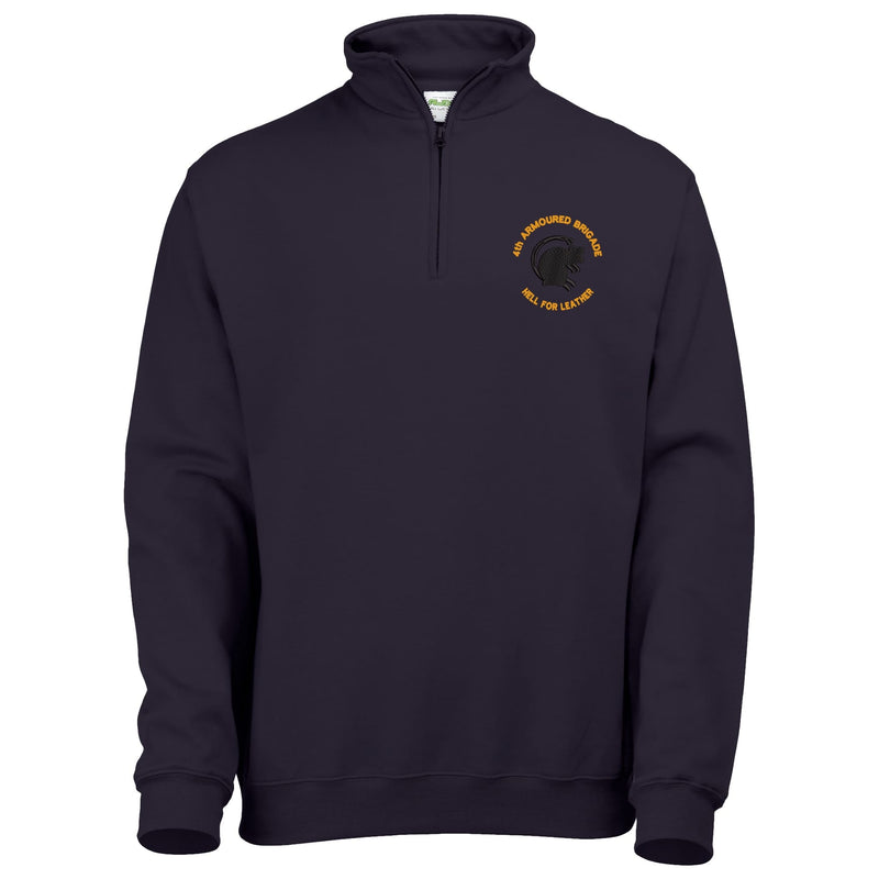 4th Armoured Brigade Quarter Zip Sweatshirt