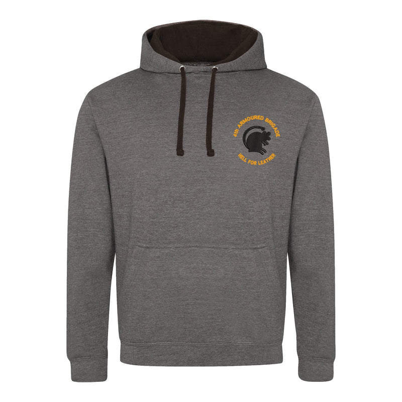 4th Armoured Brigade Varsity Contrast Hoodie
