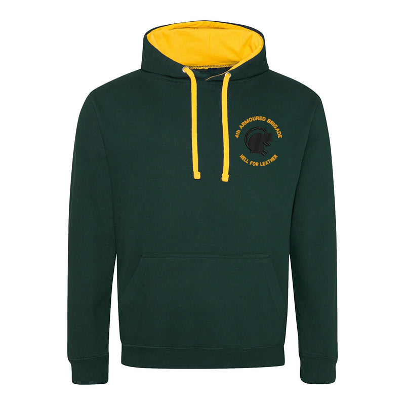 4th Armoured Brigade Varsity Contrast Hoodie