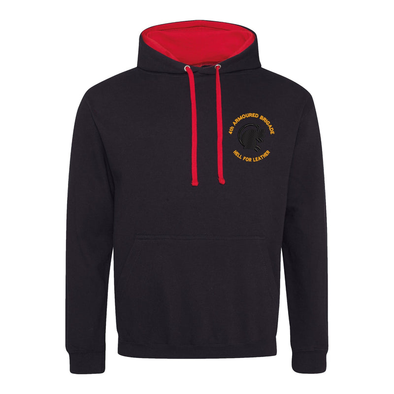 4th Armoured Brigade Varsity Contrast Hoodie