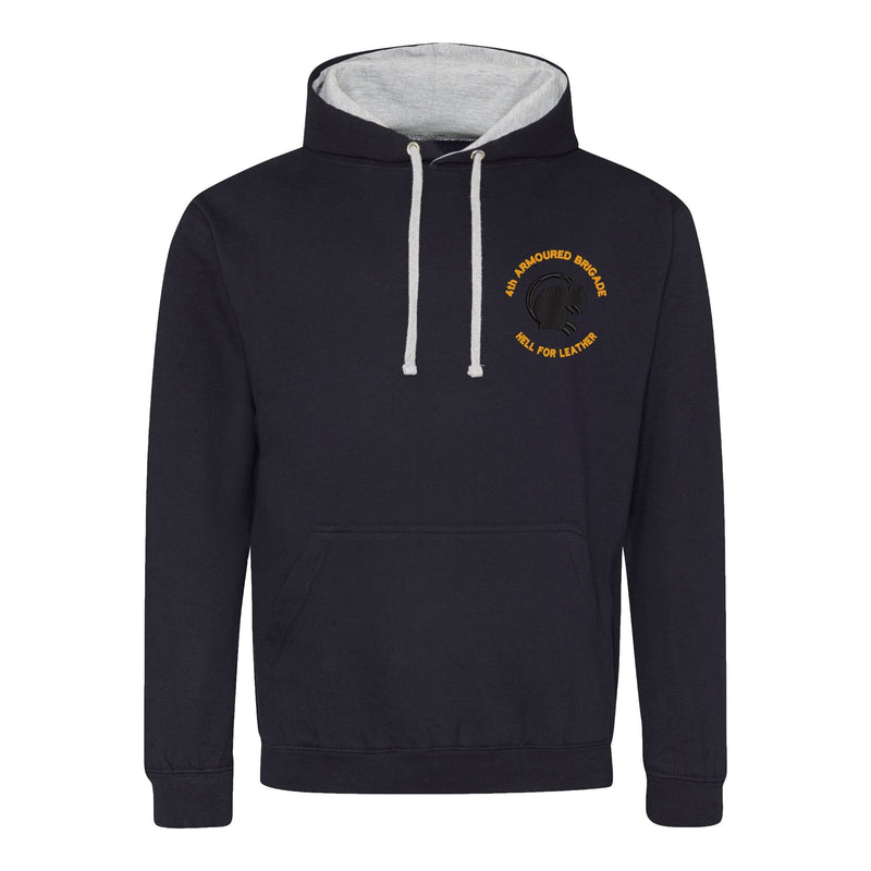 4th Armoured Brigade Varsity Contrast Hoodie